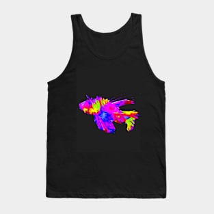 Abstract Lion Fish Tank Top